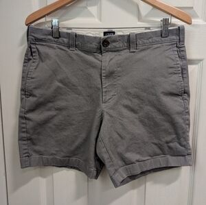 J. Crew Men's 33x7 Gray Chino Shorts